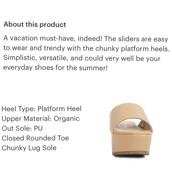 Karly Chunky Platform Sliders - Picture 7 of 7